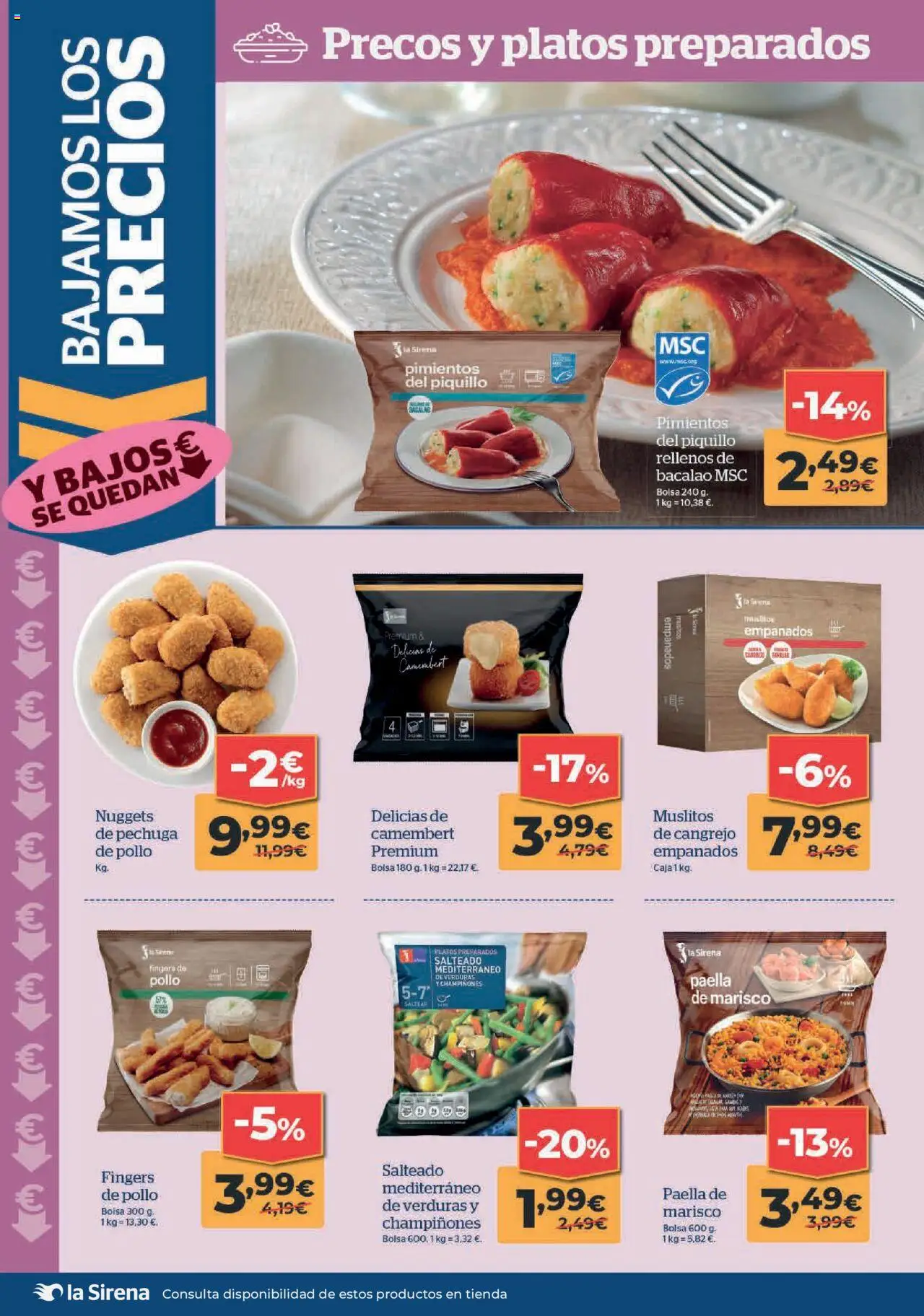 La Sirena - Folleto │ válido desde el 08.05.2025 | Página: 2 | Productos: Bolsa, Caja, Nuggets