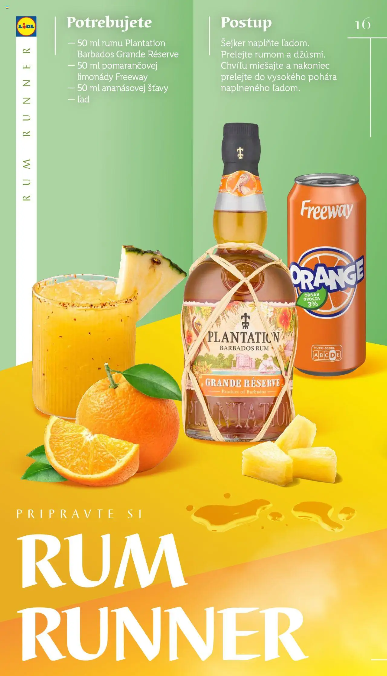 Lidl barmanská príručka │ platný od 03.06.2025 | Strana: 16 | Produkty: Rum