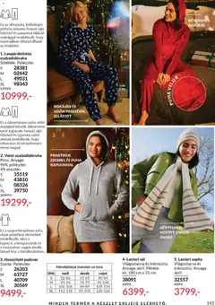 Katalógus AVON 2026 januári - amely érvényes a következő dátumtól: 01.01.2026 | Oldal: 149 | Termékek: Sapka, Ruha, Pulóver, Pizsama