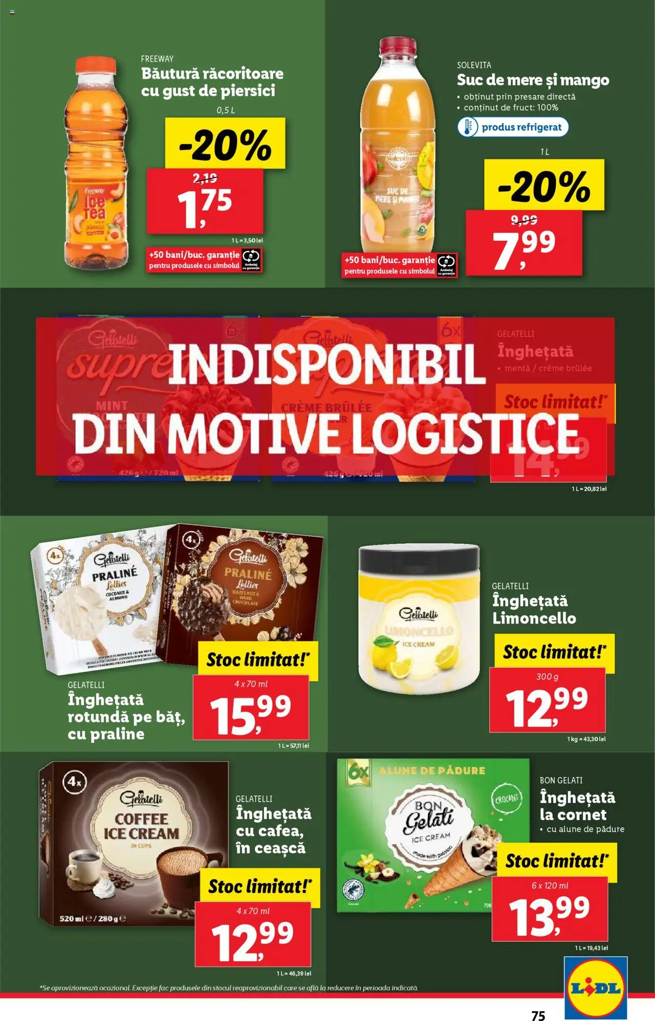 Catalog Lidl – valabil de la 30.06.2025 | Pagină: 75 | Produse: Çarşaf, Praline, Mere, Mango