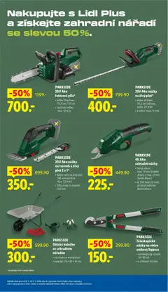 Náhled letáku PARKSIDE Teleskopické nůžky na větve amboss/bypass, teleskopický rozsah: 64-85 cm • ø stříhání: 40 mm od 02.04.2026 | Strana: 37