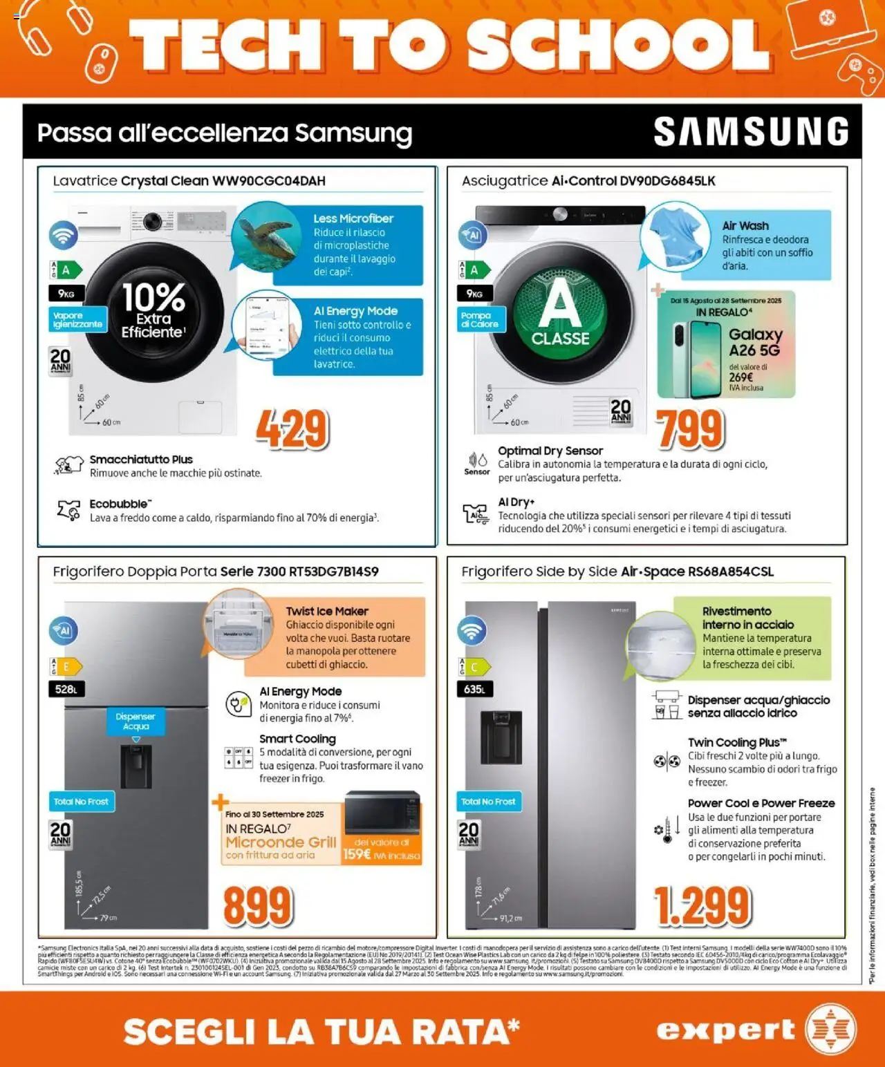 Volantino Expert del 14.08.2025 | Pagina: 27 | Prodotti: Abiti, Freezer, Asciugatrice, Frigorifero