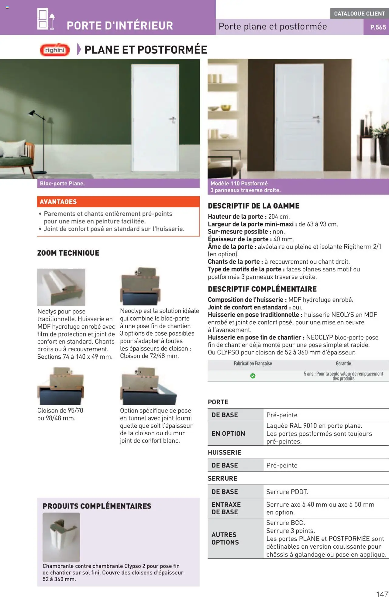  | Page: 147 | Produits: Base, Porte, Portes