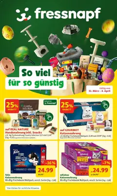 Fressnapf Flugblatt ab 31.03.2026 gültig