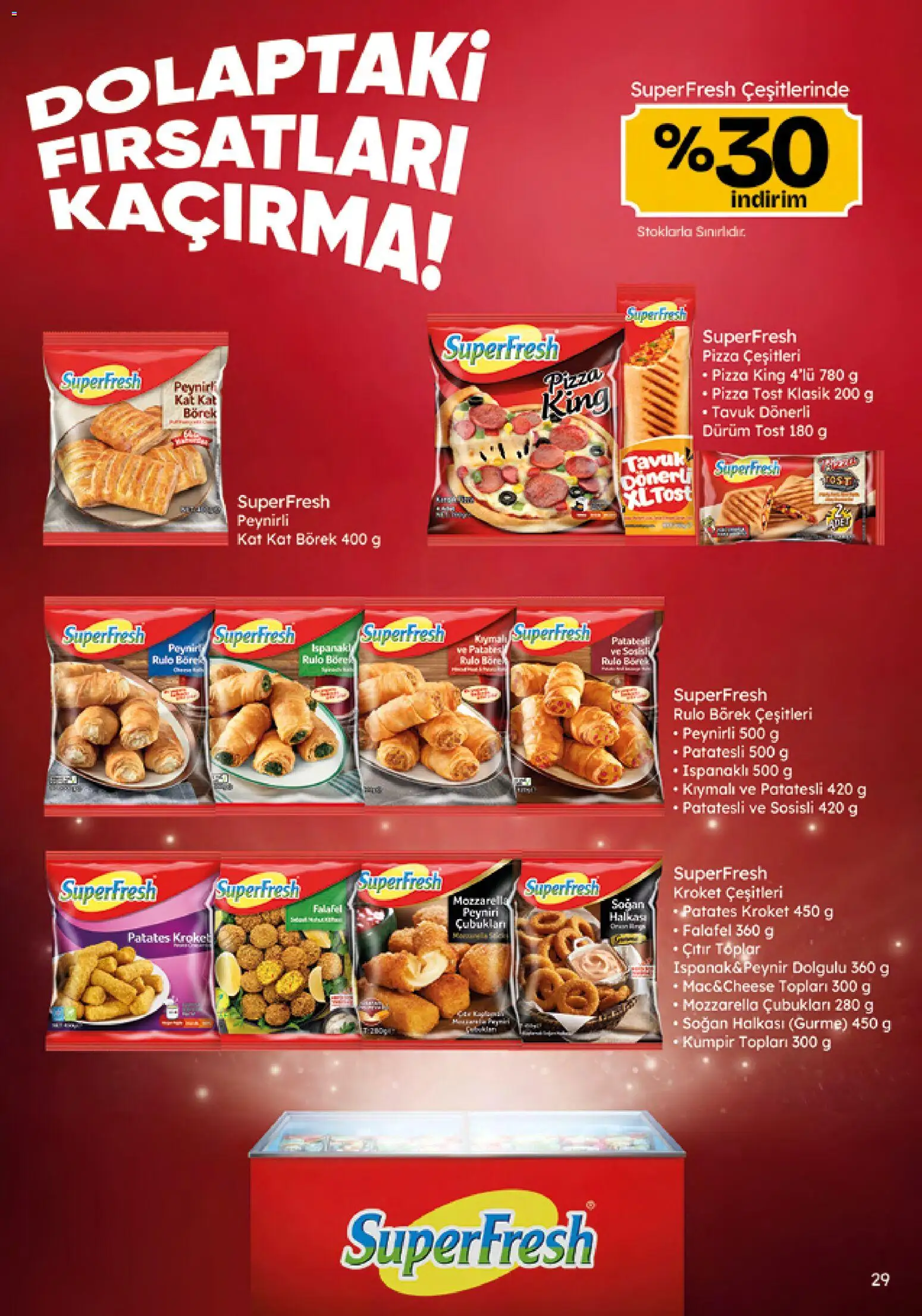 Migros Katalog - 5M Migroskop Dijital - 29.01.2026 tarihinden itibaren geçerlidir | Sayfa: 29 | Ürünler: Peynir, Ispanak, Pizza, Patates