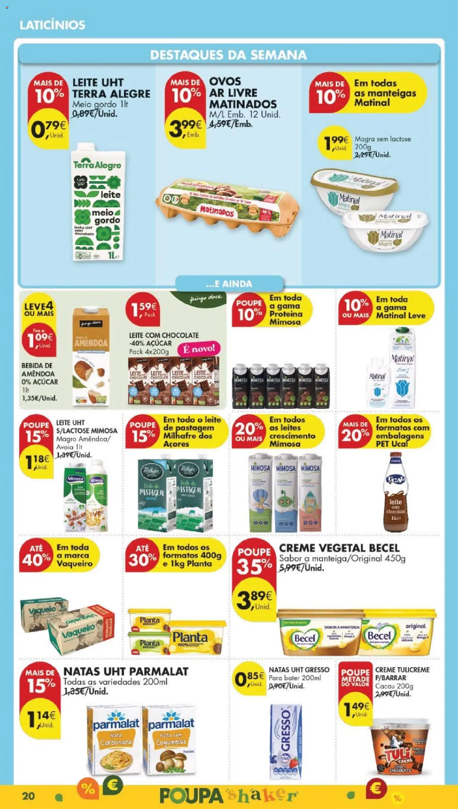 Pingo Doce folheto │ válido de 03.03.2026 | Página: 24 | Produtos: Manteiga, Açúcar, Natas, Bebida