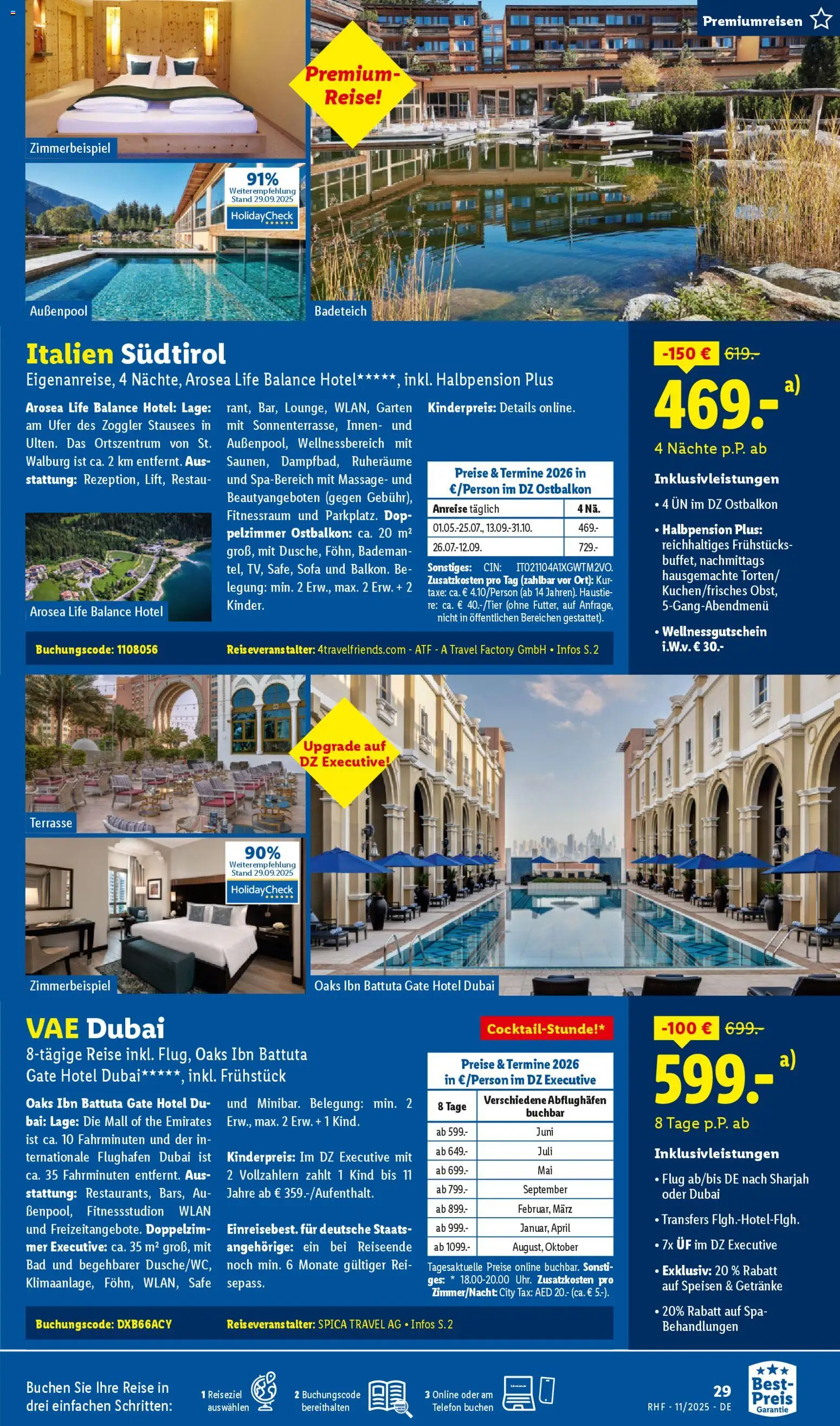 Lidl Reisen  - Black Friday – gültig ab 29.10.2025 | Seite: 29 | Produkte: Sofa, Bad, Telefon