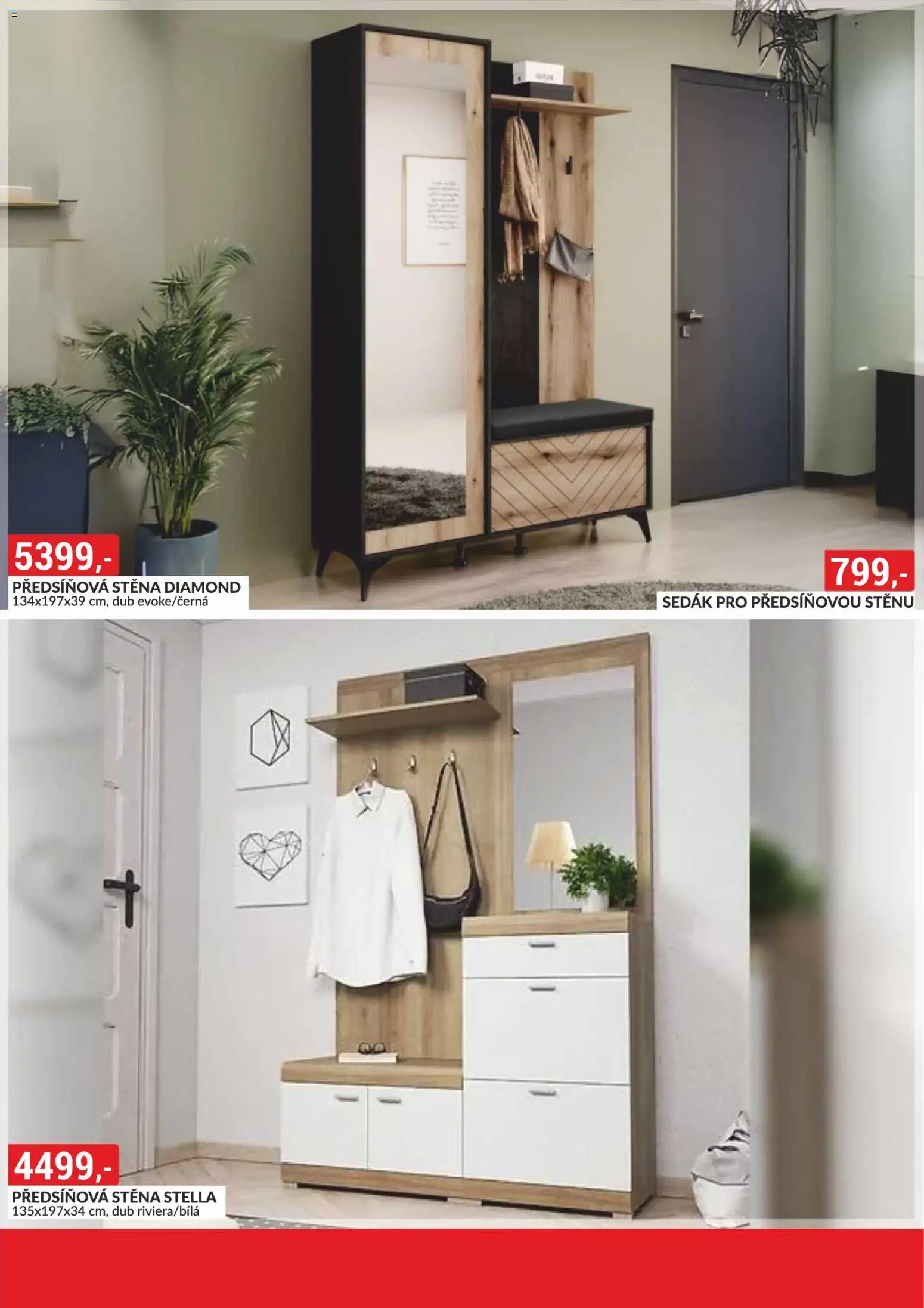 BAUMAX leták - Zařiďte si bydlení podle sebe od 01.03.2026 | Strana: 61 | Produkty: Předsíňová stěna