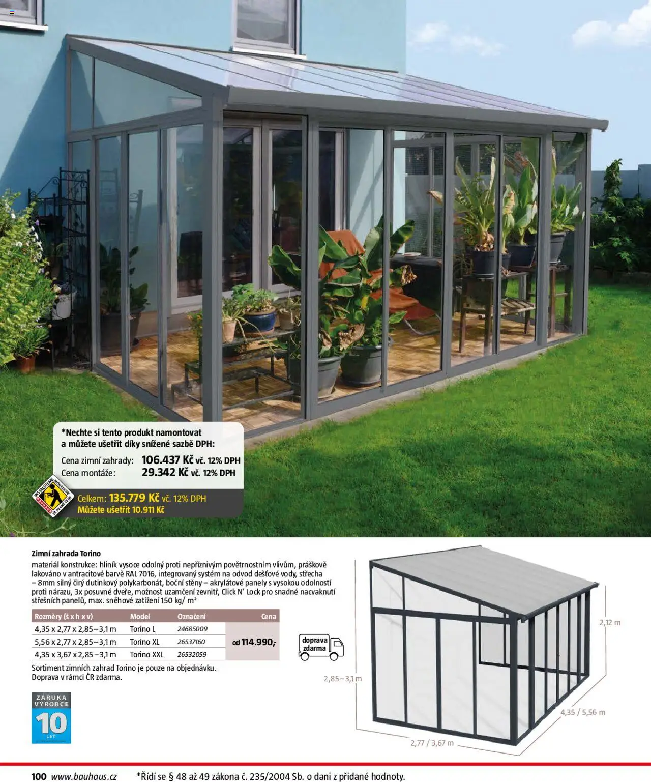 Bauhaus katalog Zahradní nábytek od 01.04.2025 | Strana: 100 | Produkty: Zahrada