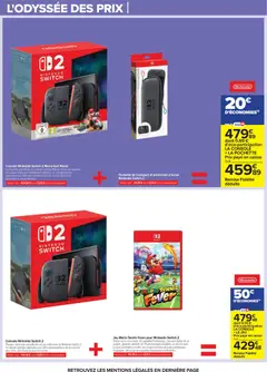 Carrefour - Prévisualisation de Carrefour catalogue semaine 12 valide à partir de 17.03.2026 | Page: 88 | Produits: Vidéo, Jeu vidéo, console Nintendo Switch