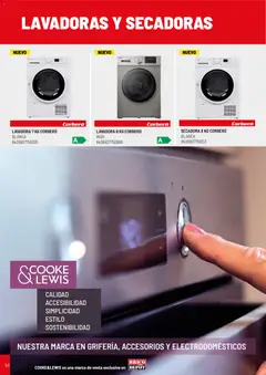 Vista previa Brico Depôt Cocinas válido desde el 11.03.2026 | Página: 50 | Productos: Lavadora, Secadora