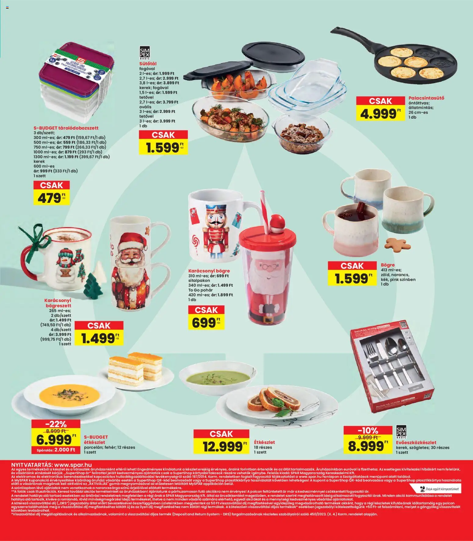 Interspar akciós ujság - amely érvényes a következő dátumtól: 27.11.2025 | Oldal: 17 | Termékek: Szőlő, Bögre, Étkészlet, Pohár