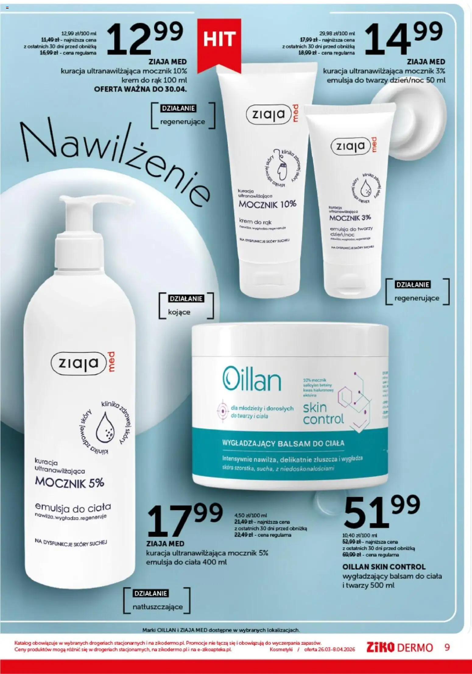Ziko gazetka od 26.03.2026 | Strona: 9 | Produkty: Kosmetyki, Krem do rąk, Krem