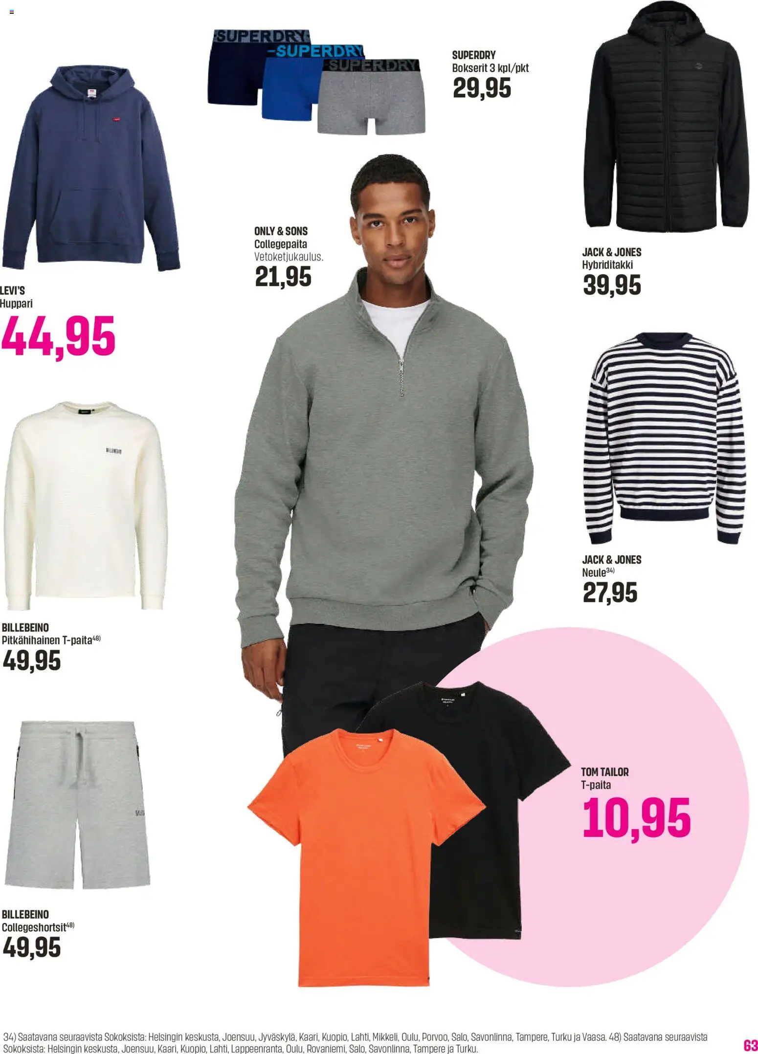 Sokos tarjoukset - Emotion 3plus1 – voimassa 25.03.2026 alkaen | Sivu: 63 | Tuotteet: T-paita, Huppari, Bokserit