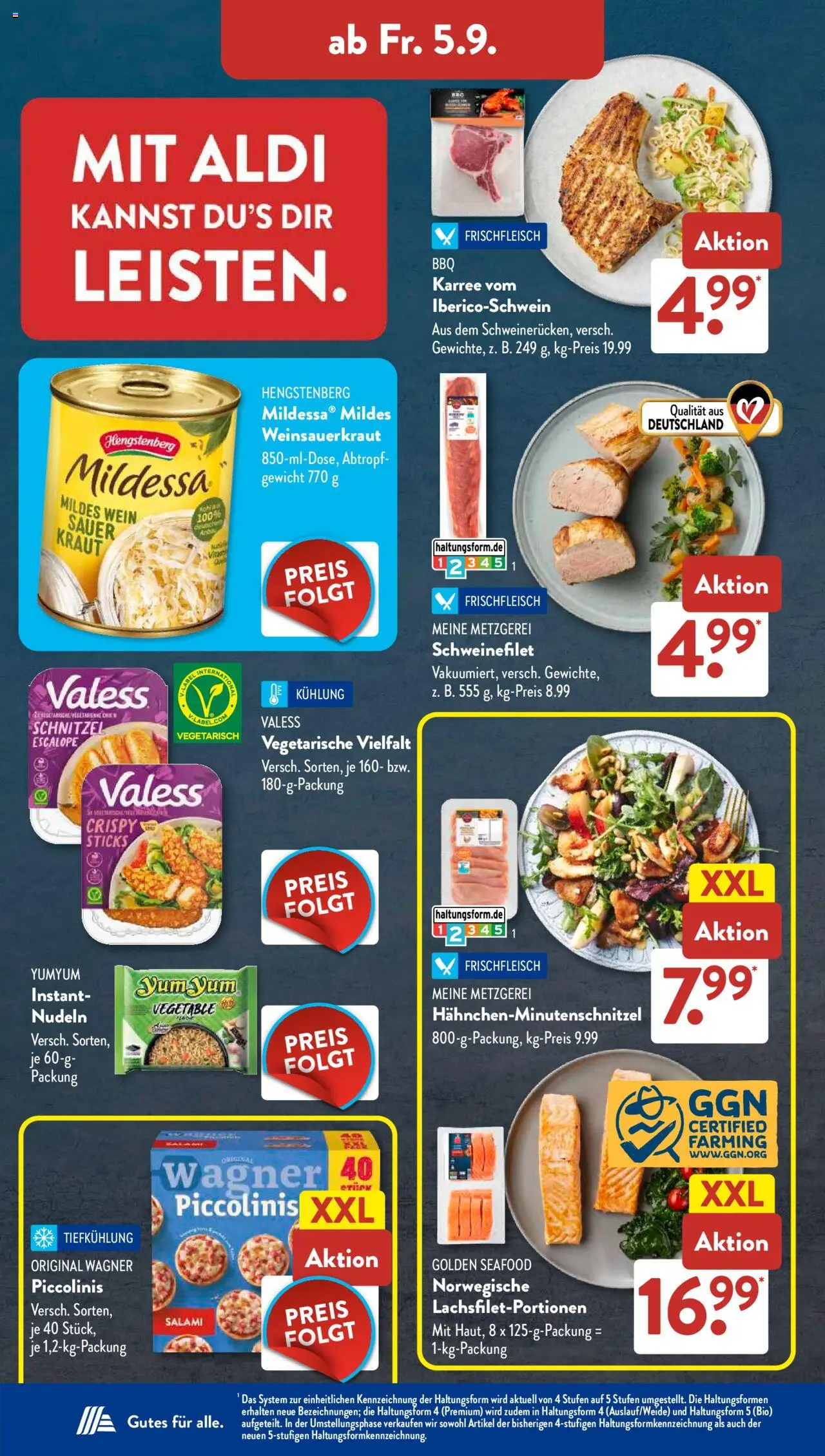 Aldi Süd Prospekt 	 - gültig ab dem 01.09.2025 | Seite: 16 | Produkte: Gewicht, Kraut, Piccolinis, Nudeln
