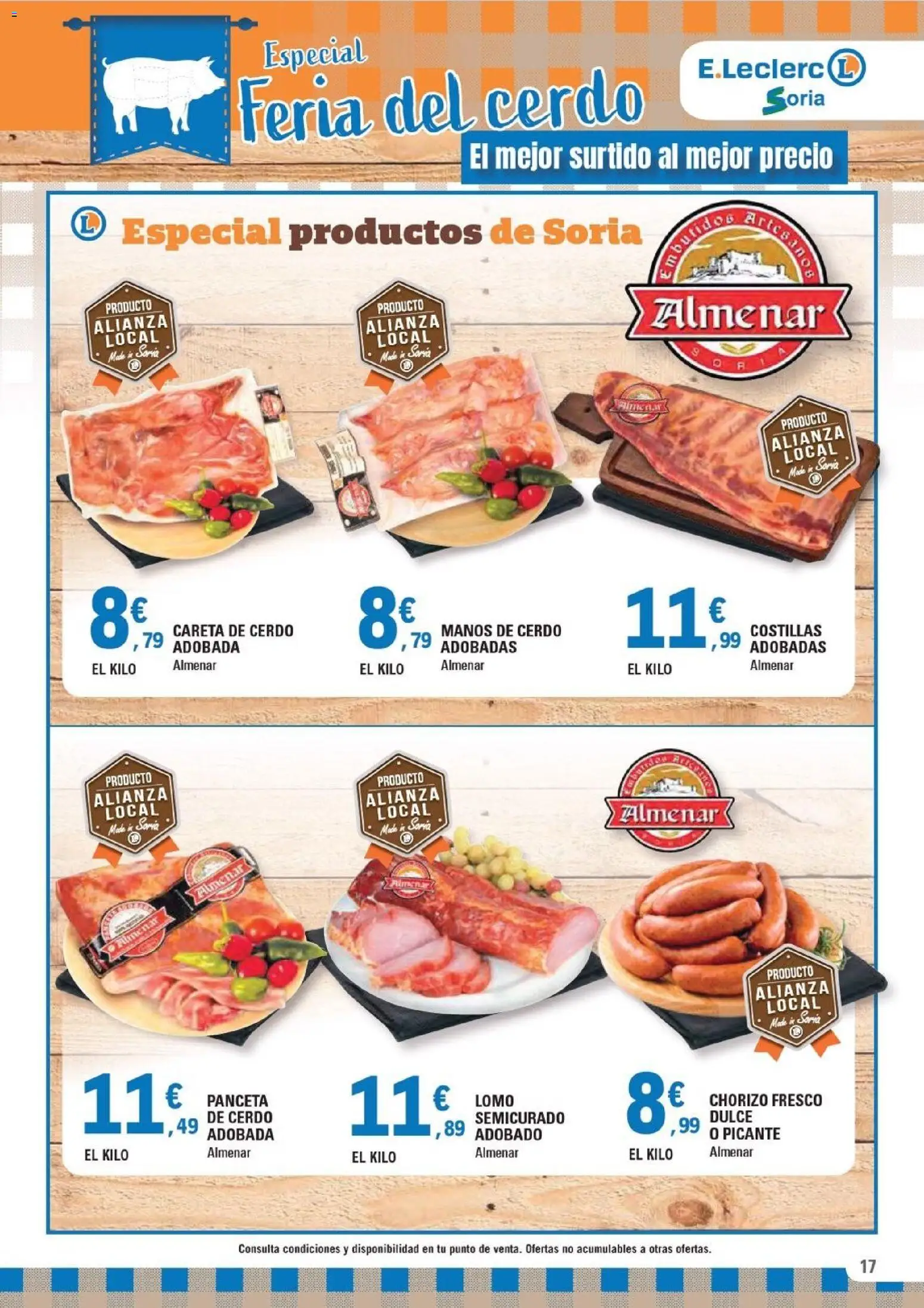 E.Leclerc - Especial Conservas Vegetales │ válido desde el 18.02.2026 | Página: 17 | Productos: Ηλεκτρικός φούρνος, Cerdo