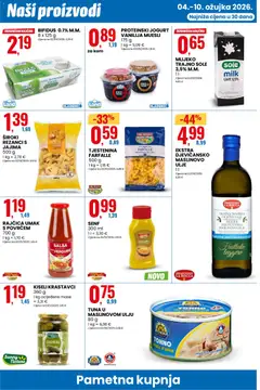 Katalog Eurospin - Pregled kataloga iz trgovine Eurospin, vrijedi od 04.03.2026 | Stranica: 4 | Proizvodi: Mlijeko, Jogurt, Senf, Tuna