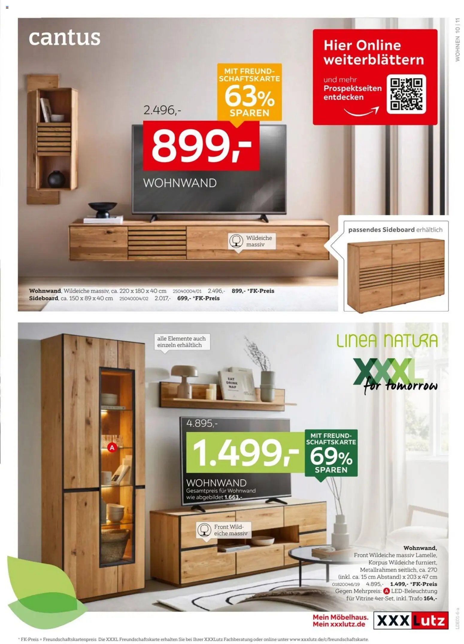 XXXL Lutz - Nr. 1 beim Preis – gültig ab 27.12.2025 | Seite: 15 | Produkte: Sideboard, Wohnwand, Vitrine