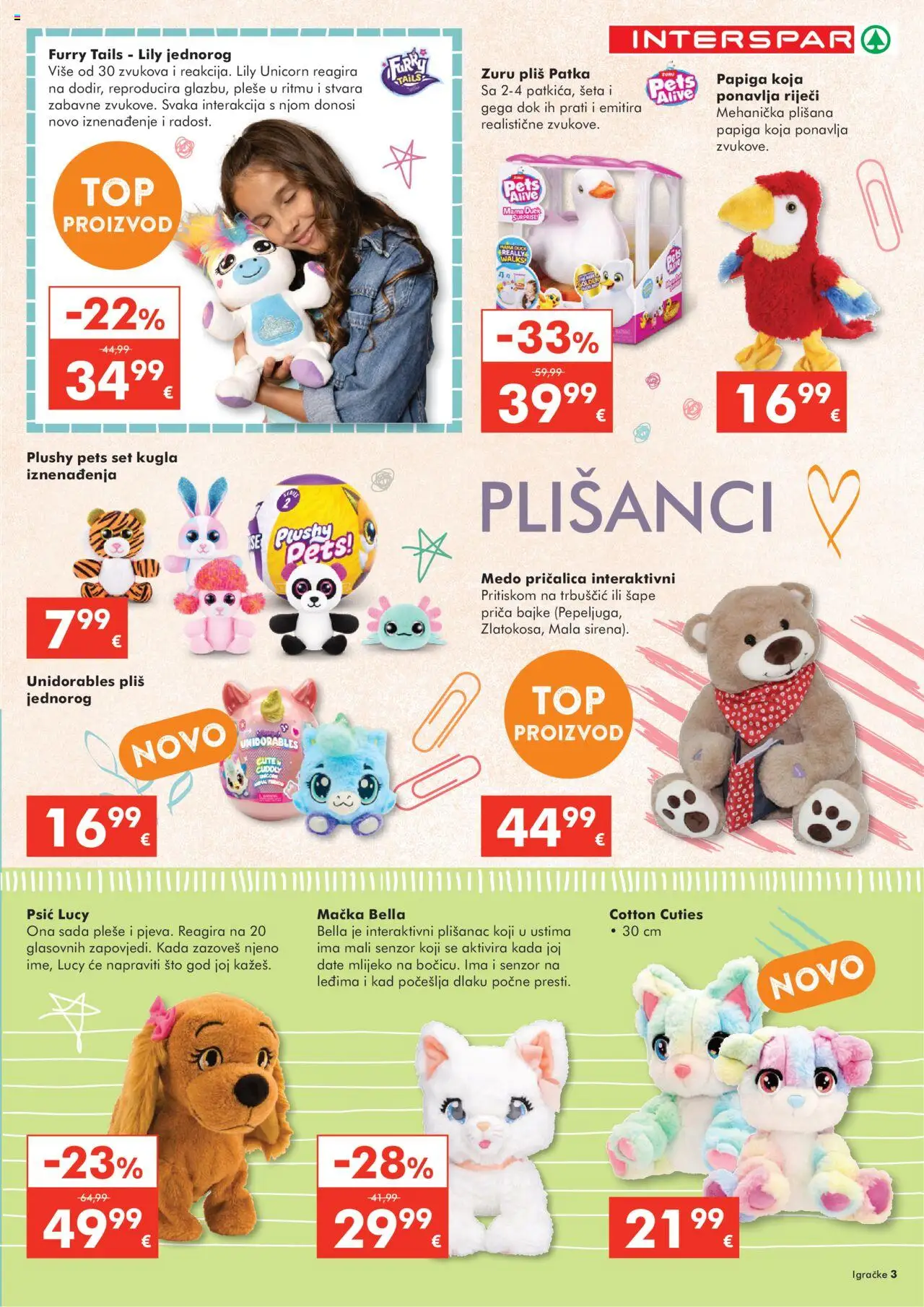 Interspar katalog | vrijedi od 22.10.2025 | Stranica: 3 | Proizvodi: Mlijeko