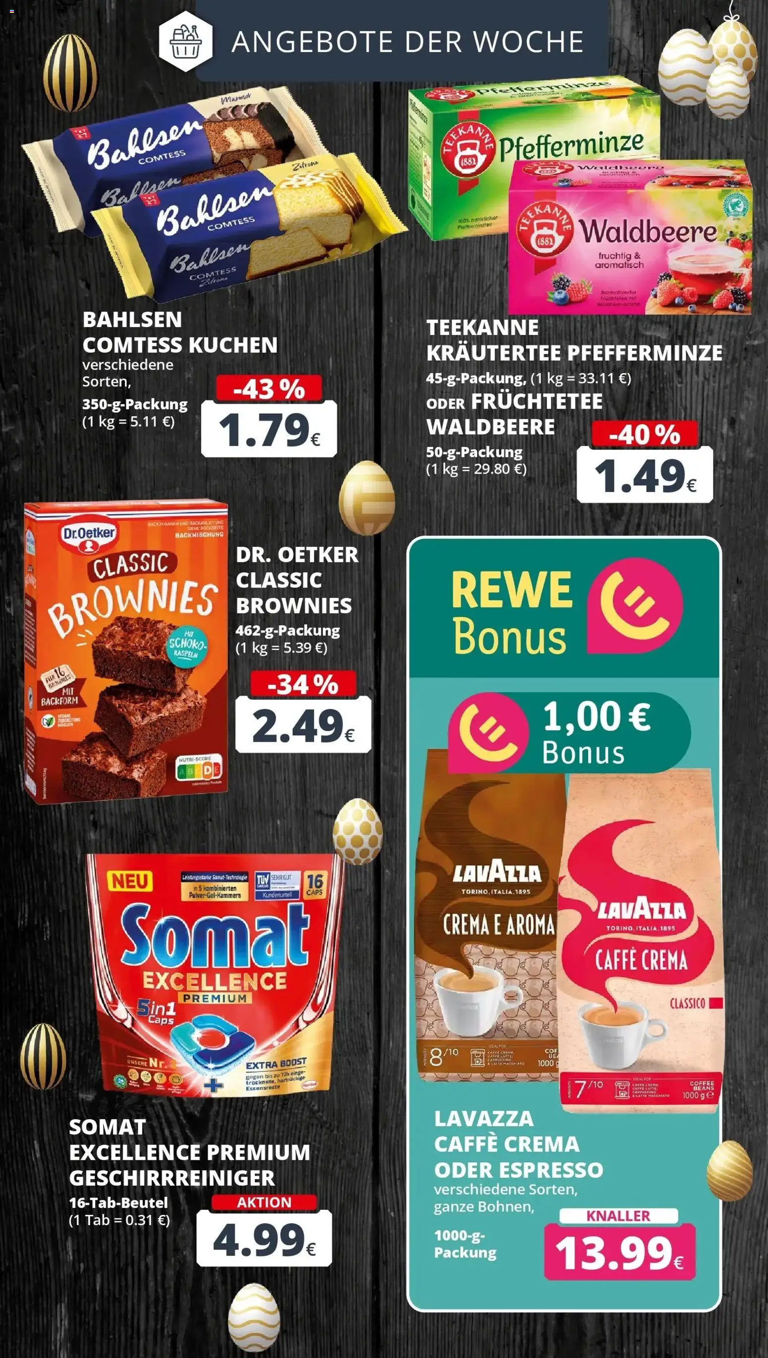 Rewe Prospekt Bergheim	 – gültig ab 30.03.2026 | Seite: 5 | Produkte: Lavazza, Zitrone, Teekanne, Kuchen