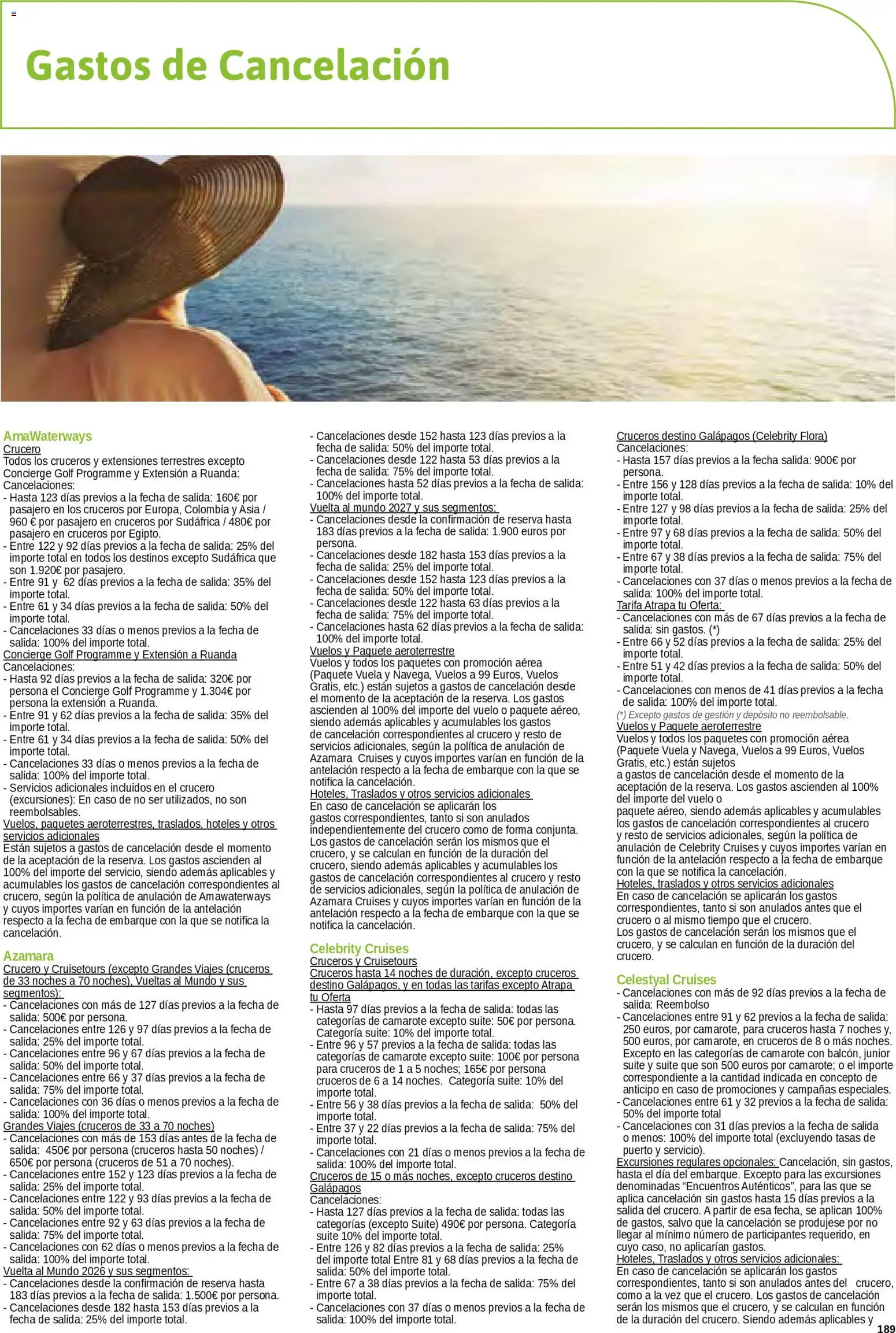 Viajes El Corte Inglés Cruceros marítimos │ válido desde el 01.01.2026 | Página: 190