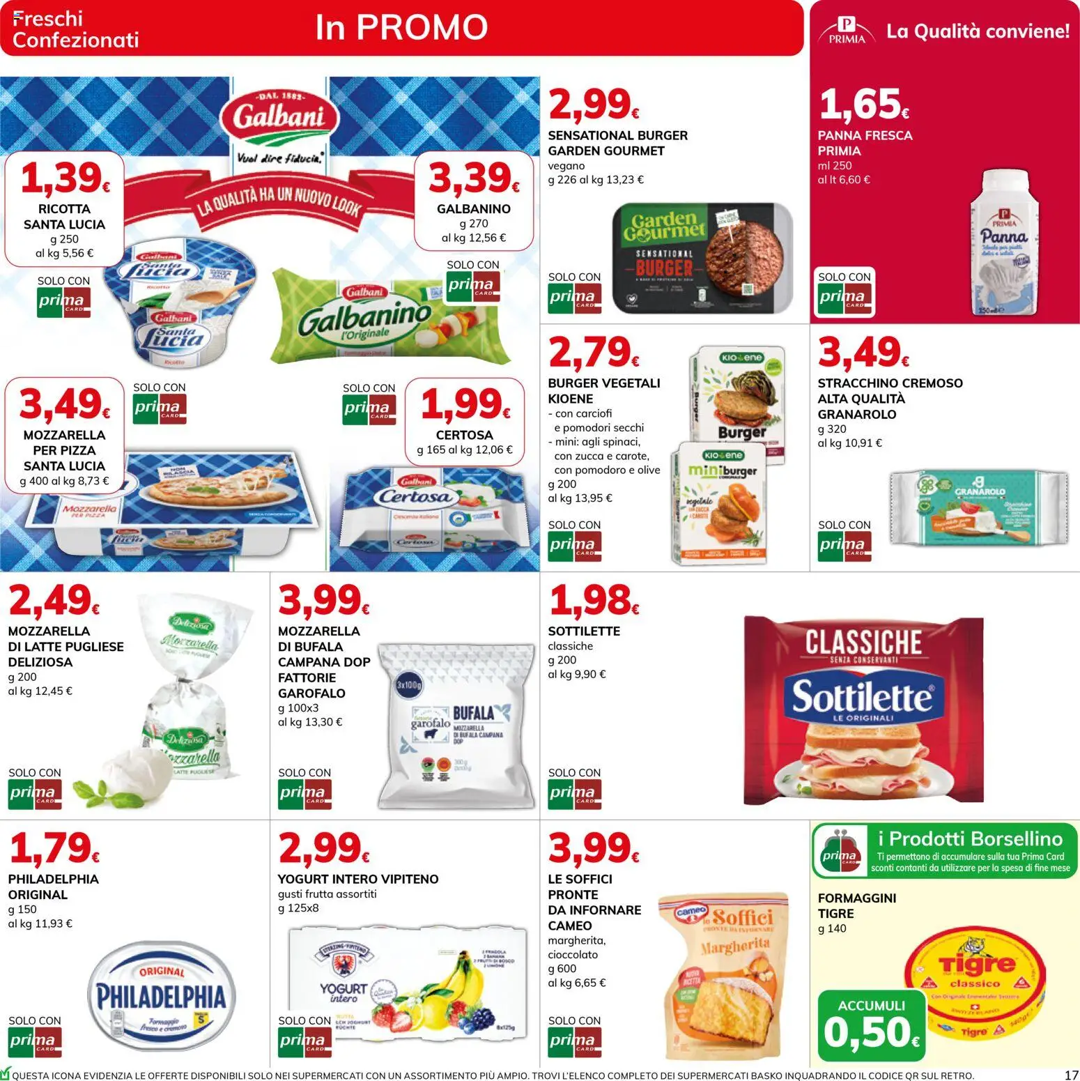 Volantino Basko del 11.11.2025 | Pagina: 17 | Prodotti: Yogurt, Pomodoro, Latte, Zucca