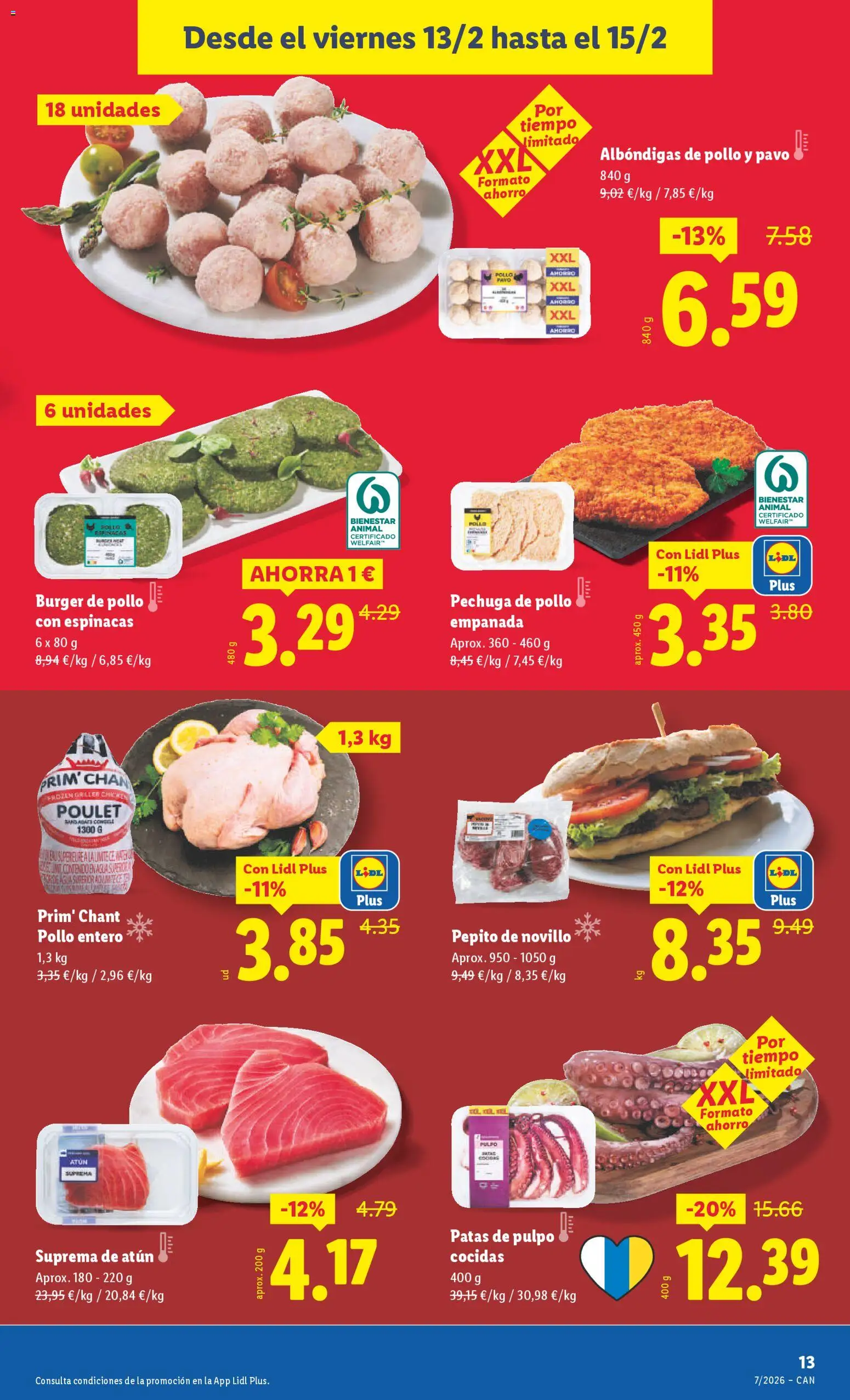 Lidl - Canarias │ válido desde el 09.02.2026 | Página: 27 | Productos: Πορσελάνη, Pechuga de pollo empanada