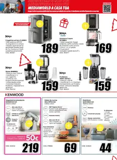 Anteprima del volantino Media World Natale catalogo valido a partire dal 03.12.2025 | Pagina: 3 | Prodotti: Caraffa, Friggitrice ad aria, Disco, Friggitrice