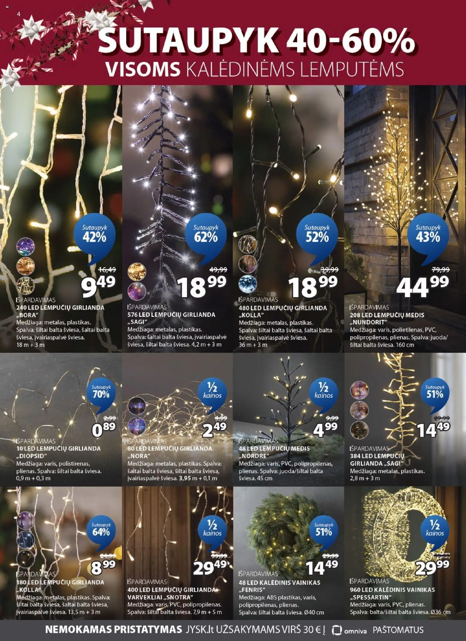 JYSK akcijos nuo 16.12.2025 | Puslapis: 4