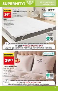 Pogląd oferty "Wodoodporna nakładka na materac Bergen, Wodoodporna nakładka na materac Bergen, nr kat.: NRG 22, wym.: 160 x 200 cm" - ważna od 28.03.2026 | Strona: 33 | Produkty: Spodnie, Materac
