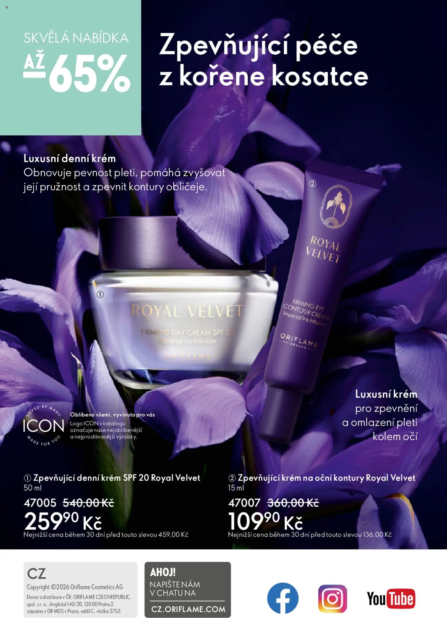 Oriflame katalog č.03/2026 od 11.02.2026 | Strana: 180 | Produkty: Krém, Velvet
