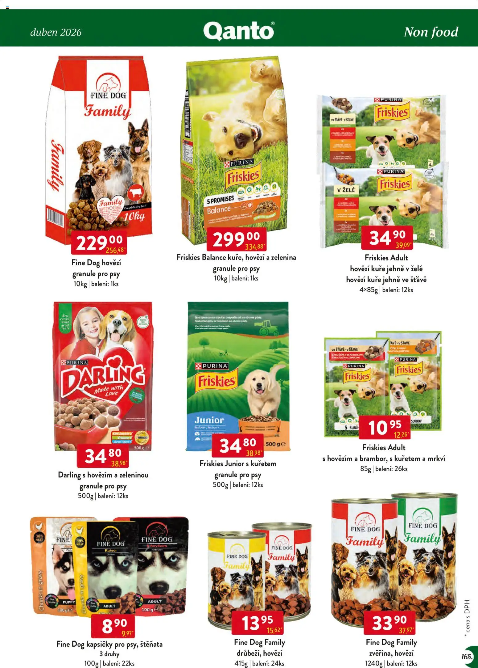Astur & Qanto leták - Velkoobchod 04/2026 od 01.04.2026 | Strana: 165 | Produkty: Purina, Granule, Zelenina, Kuře