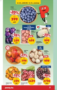 CSIPERKE GOMBA XXL*, I. osztály, csomagolt, 750 g, 1332 Ft/kg - amely érvényes a következő dátumtól: 18.12.2025 | Oldal: 2