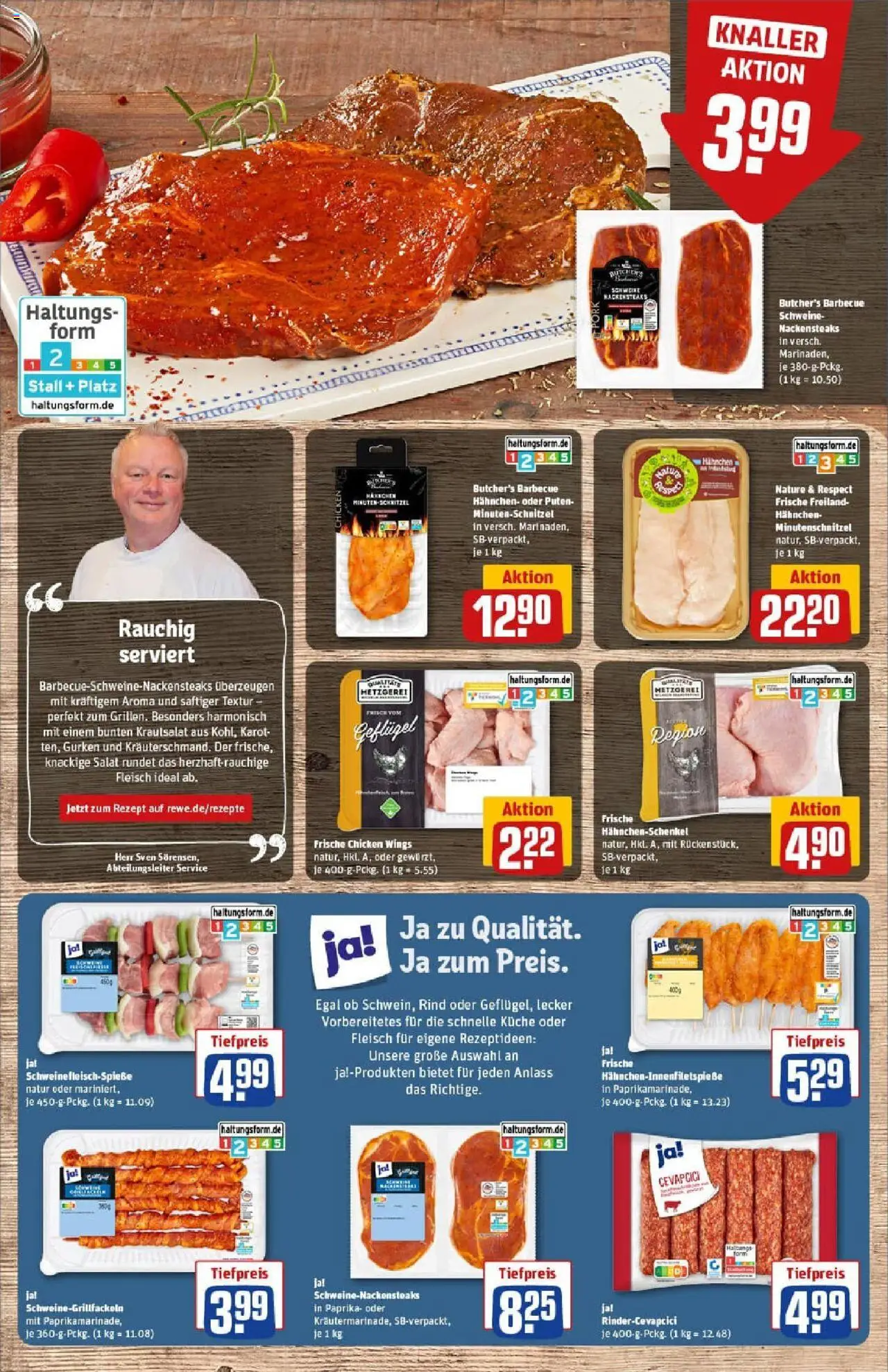 Rewe prospekt Euskirchen	 - gültig ab dem 27.07.2025 | Seite: 10 | Produkte: Hahnchen, Cevapcici, Paprika, Fleisch