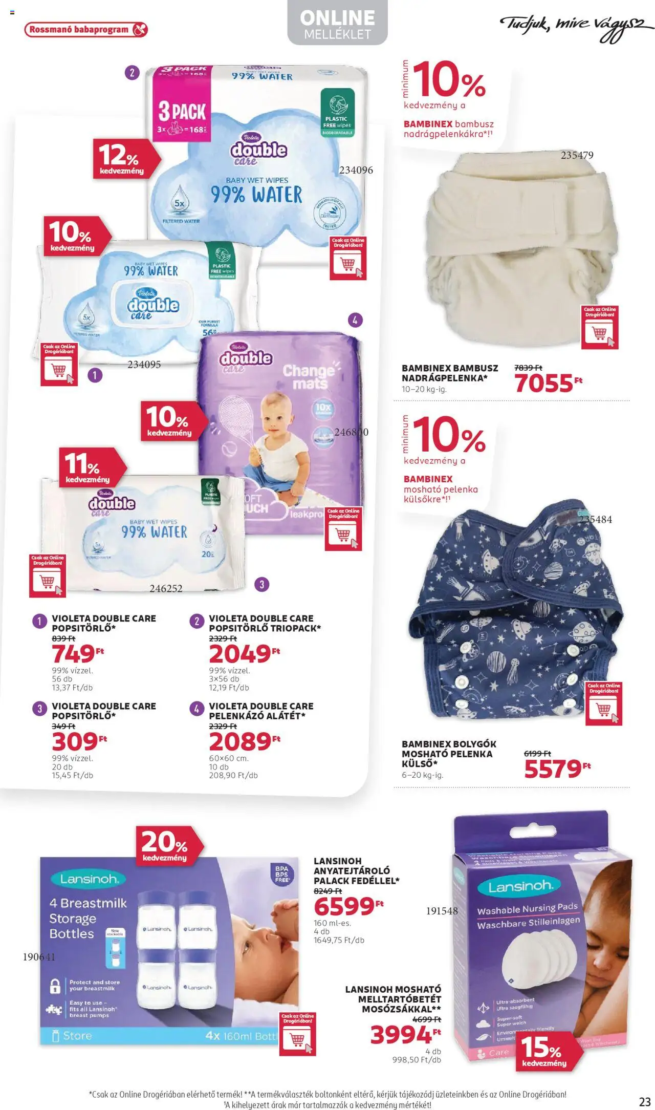 Rossmann akciós ujság - amely érvényes a következő dátumtól: 22.09.2025 | Oldal: 25 | Termékek: Pelenka, Pelenkázó
