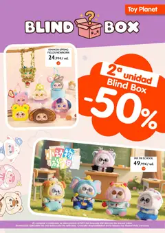 Vista previa Toy Planet catálogo Blind Box válido desde el 09.04.2026