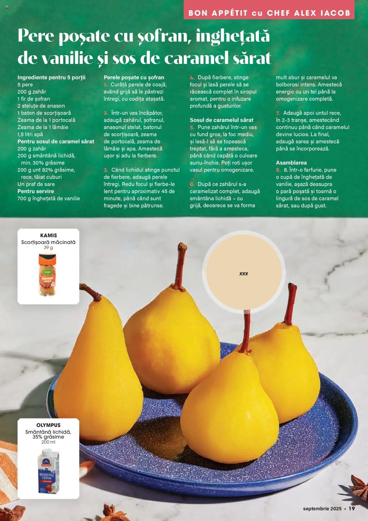Noul catalog Mega Image – valabil de la 28.08.2025 | Pagină: 19 | Produse: Pară, Înghețată, Sare, Lămâie