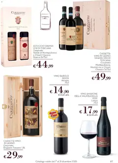 Anteprima del volantino VINO BAROLO DOCG Miniato, 75cl valido a partire dal 01.12.2025 | Pagina: 27 | Prodotti: Vino, Astuccio