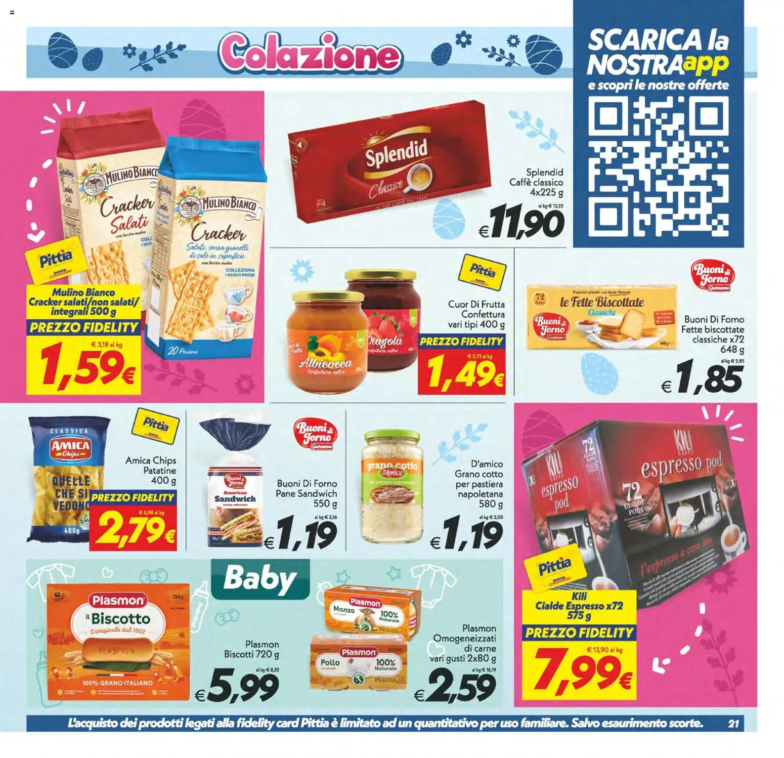 Volantino SuperConveniente del 27.03.2026 | Pagina: 21 | Prodotti: Manzo, Patatine, Biscotti, Sale