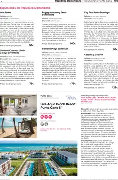 Vista previa Viajes El Corte Inglés Norteamérica y Caribe válido desde el 01.01.2026 | Página: 105 | Productos: Té, Cocina, Baño, Ducha