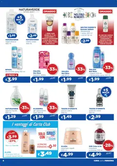 Anteprima del volantino Acqua e Sapone volantino Cesar S.p.A. valido a partire dal 18.03.2026 | Pagina: 8 | Prodotti: Maschera, Sapone, Deodorante, Profumo