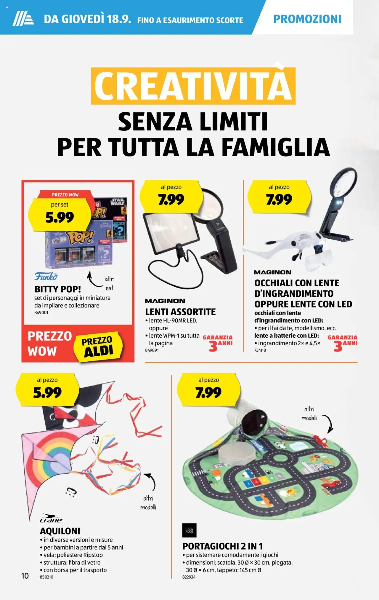 Aldi Aktionen IT – gültig ab 18.09.2025 | Seite: 11 | Produkte: Batterie, Top
