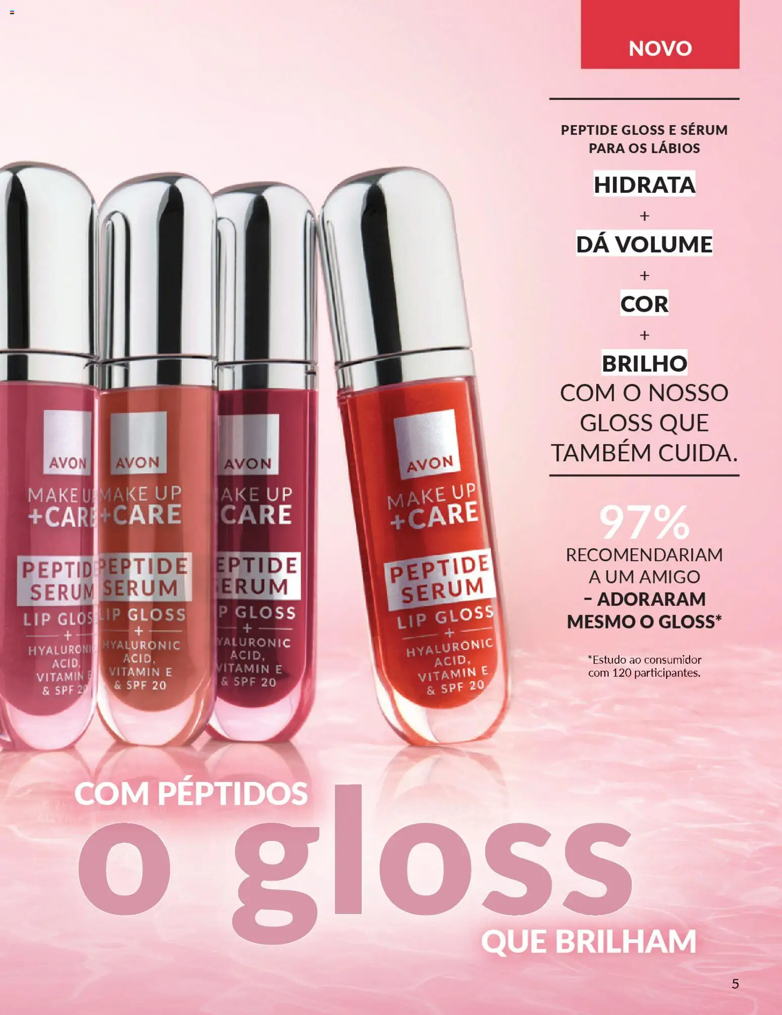 Catálogo Avon Campanha 2 │ válido de 01.02.2026 | Página: 5 | Produtos: Gloss, Sérum