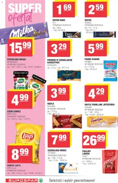 Spar Gazetka - Eurospar od 10.09.2025 | Strona: 12 | Produkty: Chipsy, Merci, Milka, Dżem