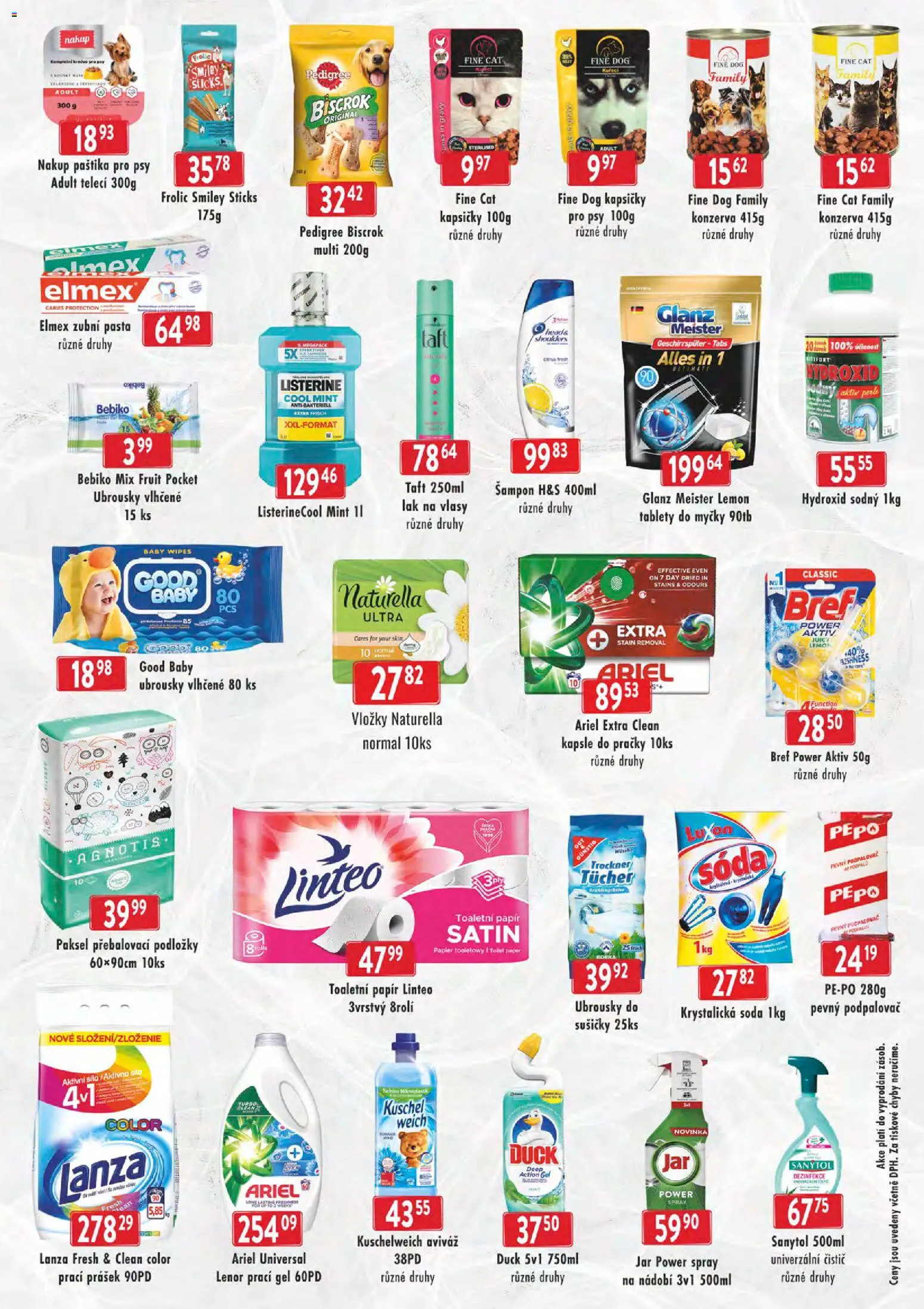 Astur & Qanto leták - cash&carry Jeseník, Krnov od 14.01.2026 | Strana: 6 | Produkty: Pedigree, Listerine, Univerzální čistič, Lanza