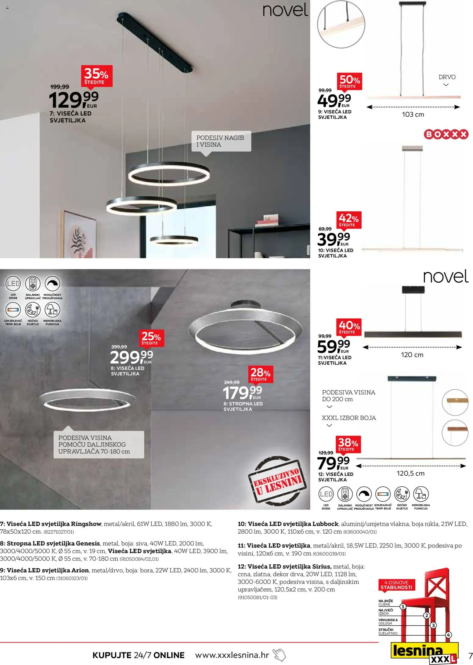 Lesnina katalog | vrijedi od 02.02.2026 | Stranica: 7 | Proizvodi: Svjetiljka