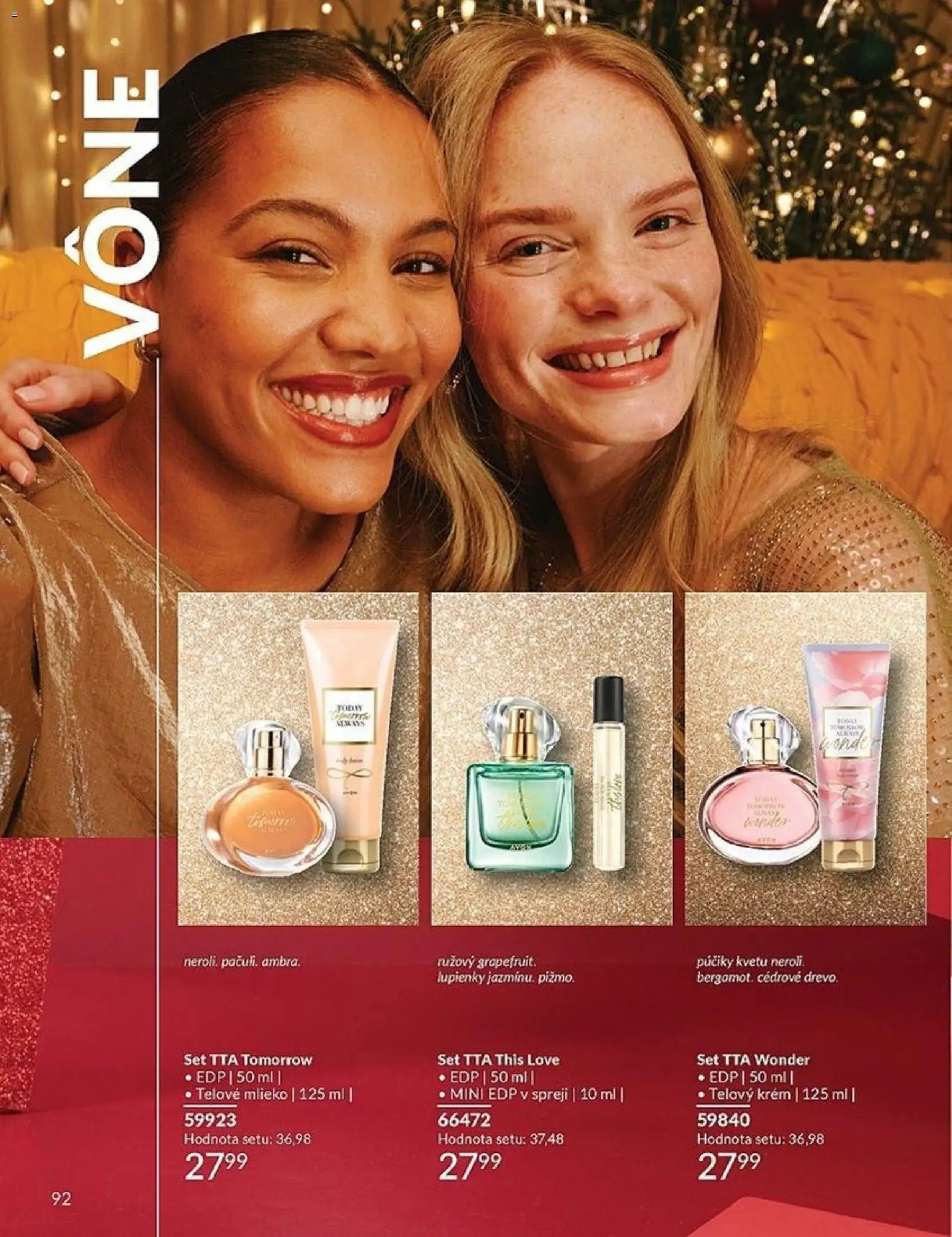 Nové Avon akcie – leták je platný od 01.11.2025 | Strana: 92 | Produkty: Mlieko, Telové mlieko, Telový krém, Krém