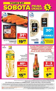 Carrefour Gazetka - Weekend promek już od czwartku od 03.07.2025 | Strona: 8 | Produkty: Olej słonecznikowy, Boczek wieprzowy, Boczek, Olej
