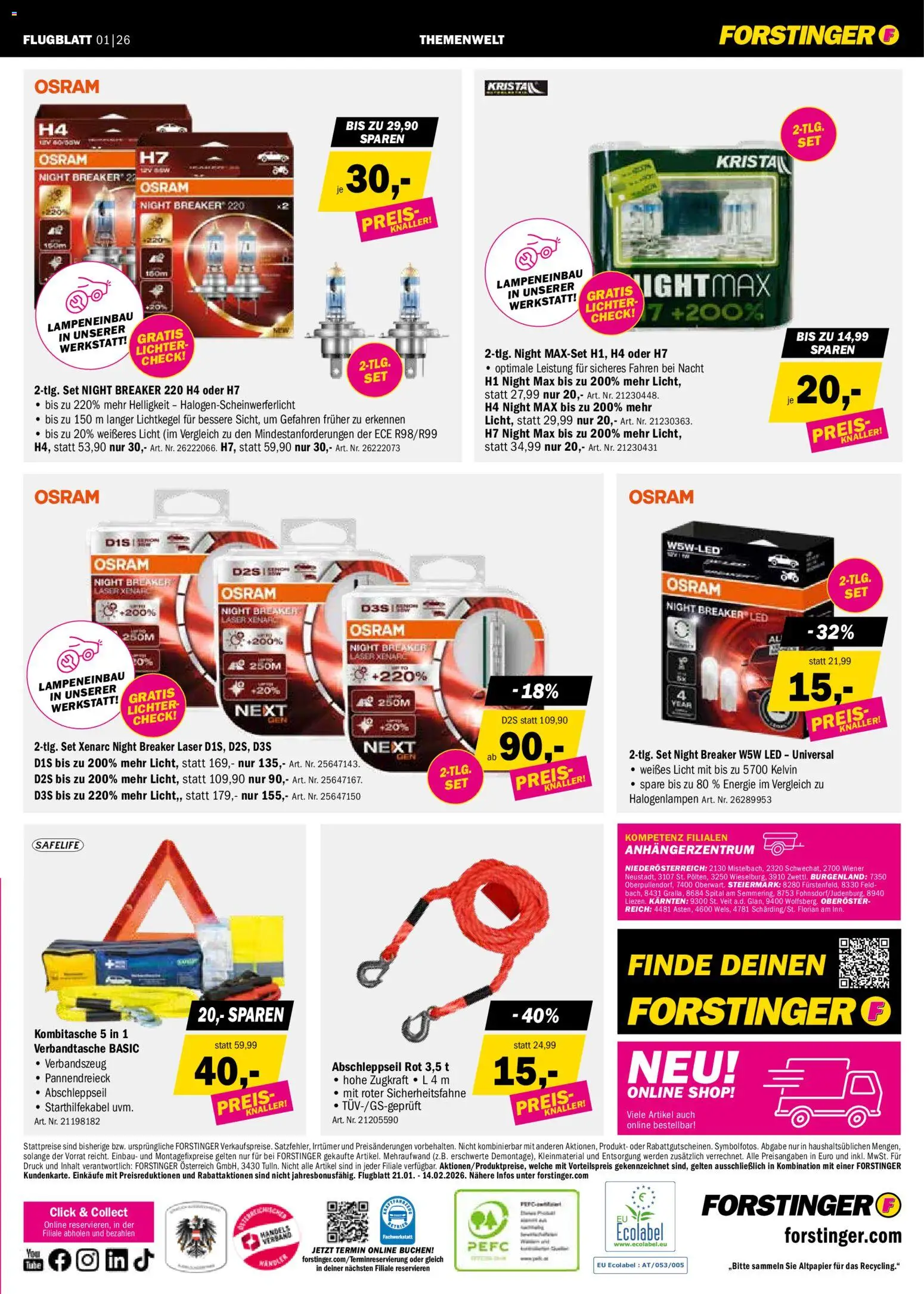 Forstinger Flugblatt gültig ab 21.01.2026 | Seite: 11