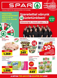 Spar Zalaszentgrót - amely érvényes a következő dátumtól: 30.10.2025